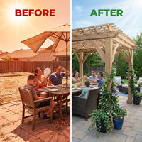 Yardistry Wood Pergola — Before & After