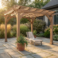 Yardistry Wood Pergola — Studio Shot