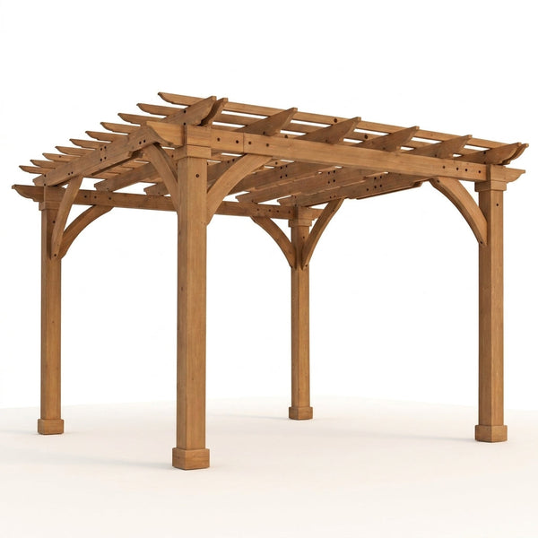 Yardistry Wood Pergola — Studio Shot