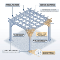 Yardistry Wood Pergola — How It Works